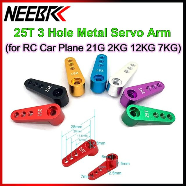 NeebRC Metall-Servoarm, Zubehör, 1:10 - Bild 1