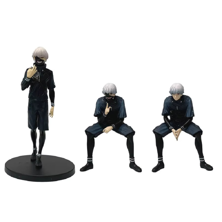 Bandai Tokyo Ghoul Kaneki Ken Actionfigur, 3-teiliges Set, 18-20cm - Bild 2
