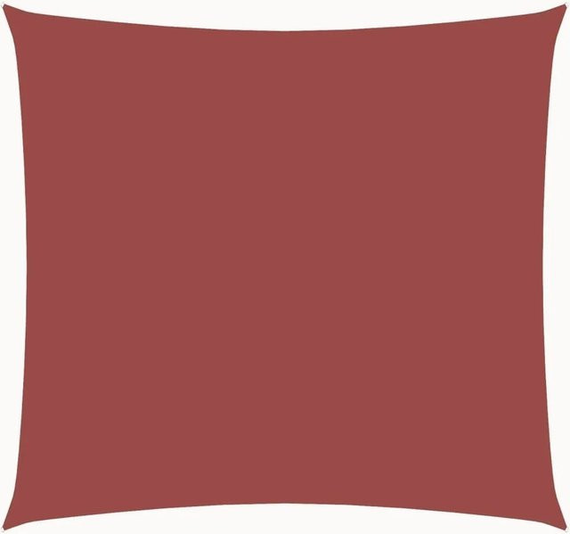Furnicato Sonnensegel aus Oxford-Gewebe quadratisch in Terrakotta-rot, Breite: 700 cm, Breite: 700 cm - Bild 1
