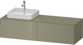 Duravit Waschtischunterschrank White Tulip in White, glänzend, B/T: 160 x 55 cm - Bild 1