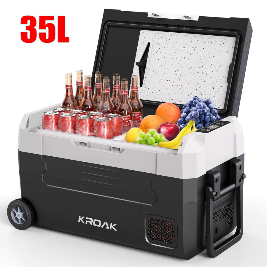 Hcalory Tragbarer Kompressor-Kühlschrank mit Bluetooth und Rädern für Camping und Reisen - Bild 6