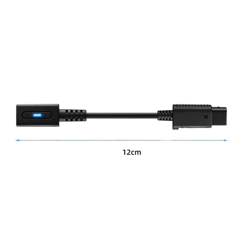 OULLX USB-C Ladekabel 45W PD für Nintendo Gamecube Konsole, Schwarz, 12 cm - Bild 4