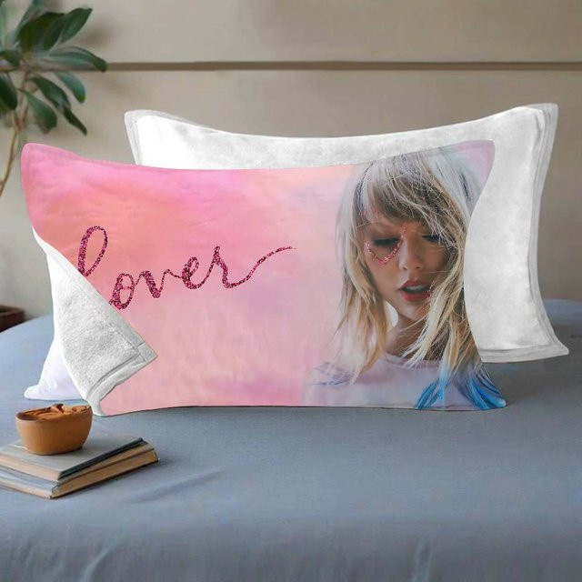 Potdemiel Kissenhandtuch Taylor Swift mit Grafikprint, Farbe: Pink, Material: Polyester, B x L: 50 x 80 cm - Bild 1