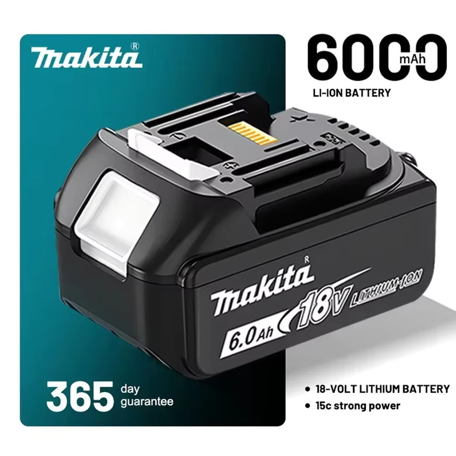 Makita 18V LXT Lithium-Ionen-Akku 6,0Ah und DC18RC Schnellladegerät-Set in Schwarz - Bild 2