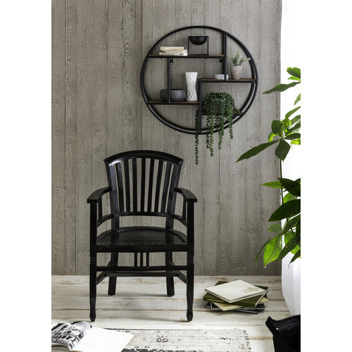 SIT Armlehnstuhl SAMBA in Schwarz aus Holz, B/H/T: 55 x 95 x 55 cm - Bild 3