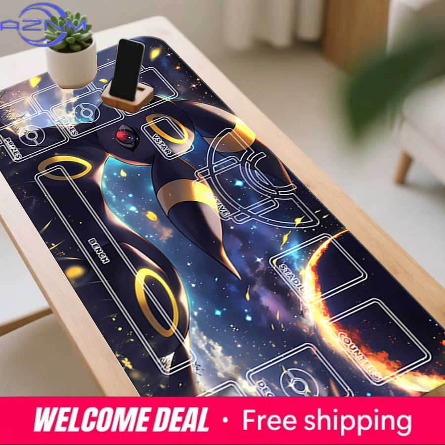 Potdemiel Starry Night Umbreon Pokemon TCG Spielmatte, rutschfest - Bild 5