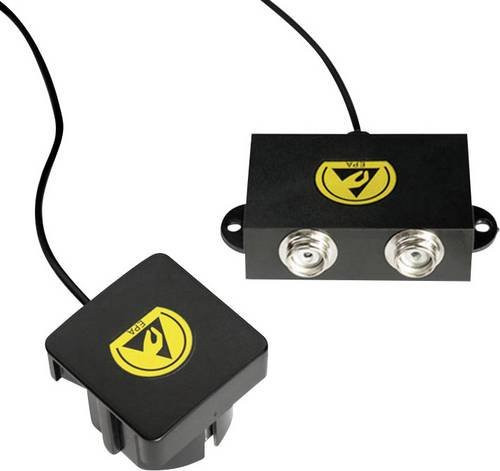BJZ C-197 2542 ESD-Erdungsstecker mit Erdungsbox in Schwarz, 1,50 m Länge, 10,3 mm Druckknopf - Bild 1