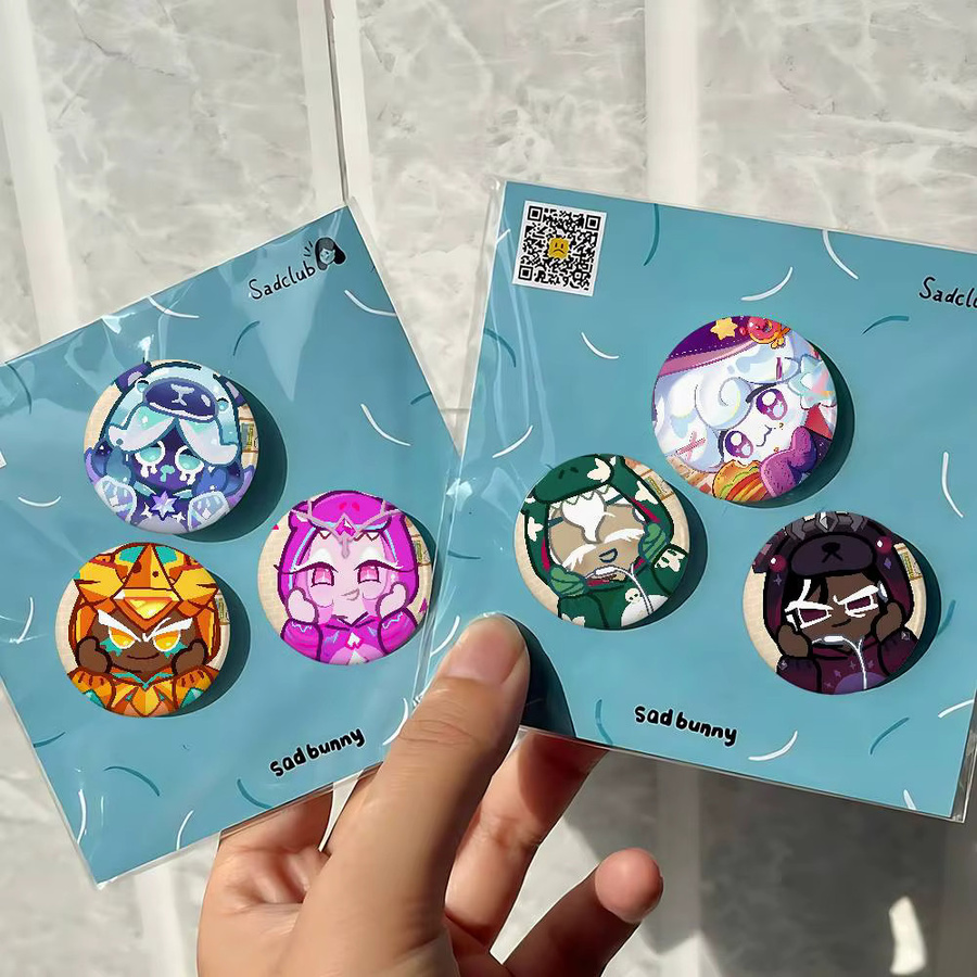 Anime A-Cookie Run Kingdom-S Abzeichen-Pins, Unisex - Bild 3
