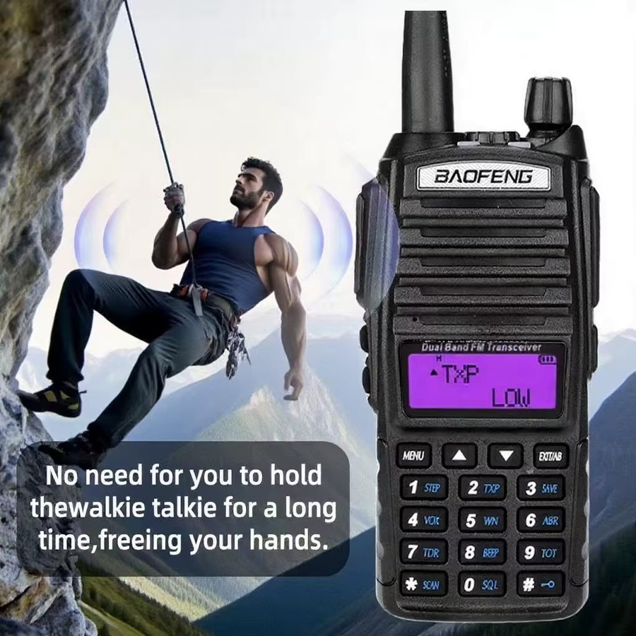 Baofeng UV82 Walkie-Talkie in Schwarz mit Dual-PPT-Funktion für Langstreckenkommunikation und Outdoor-Einsätze - Bild 6