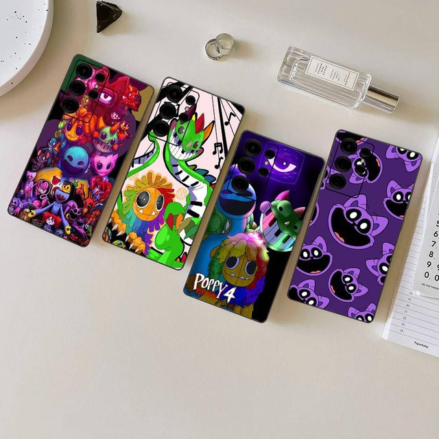 Handyhülle mit Horror Video Poppy Playtime Design für Samsung Galaxy S24 FE S25 Ultra Plus S21 S22 S23 S24 Multicolor - Bild 1