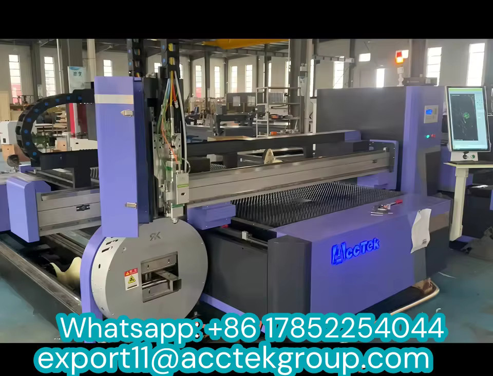 ACCTEK CNC-Laserschneidemaschine für Rohre und Metallfasern mit 2000W, 3000W oder 6000W Leistung - Bild 2