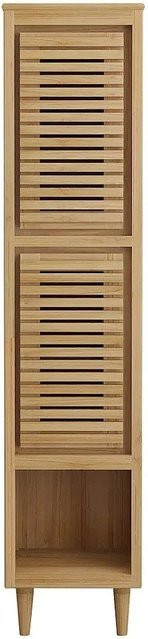 Badschrank Toraja von Vente-unique aus Teakholz in Braun, B: 40 cm, H: 180 cm, T: 35 cm - Bild 1