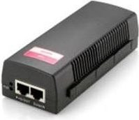 LevelOne Fast Ethernet PoE Injektor POI-2002 Schwarz mit RJ45 und 15,4W - Bild 1