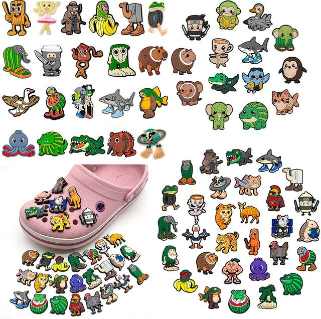 Schuhcharms Berge und Meere Cartoon, Kinder - Bild 1