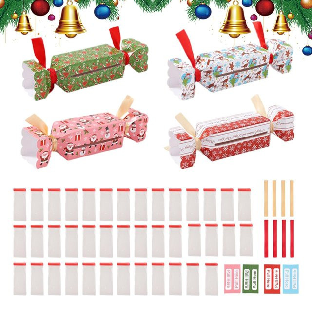 Bunte Geldspardose aus Papier als Weihnachts- und Silvester-Geldhalter für Partys und Feste - Bild 1