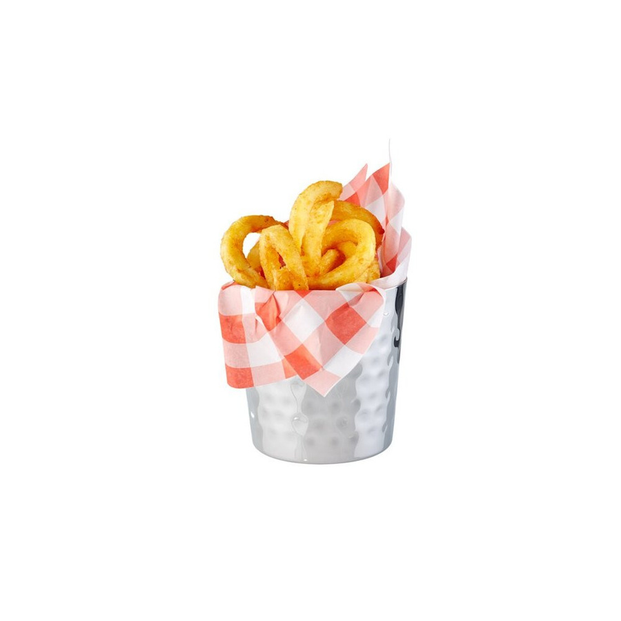 APS Snackholder Servierbecher Hammerschlag Silber 350 ml - Bild 1