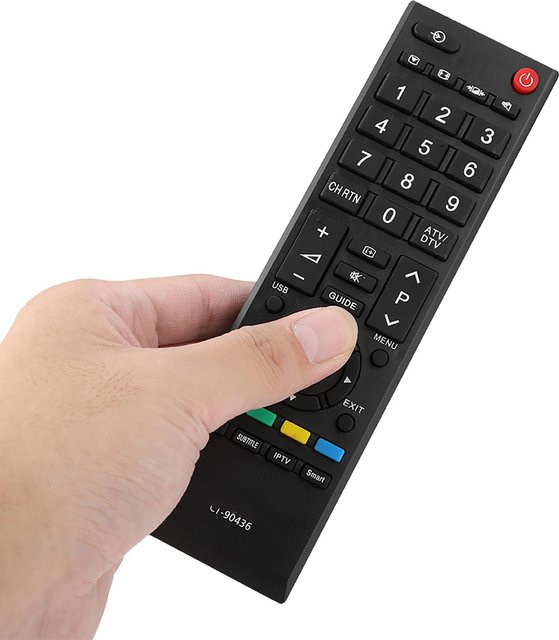 Toshiba TV-Fernbedienung in Beige für die Modelle CT-90436, CT-90325, CT-90351, CT-90329, CT-90380, CT-90386 und CT-90336 - Bild 1