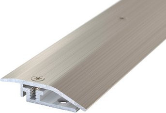 CARL PRINZ Anpassungsprofil LPS Design aus Aluminium in Silber, B: 34 mm, H: 7 mm, versenkt gelocht - Bild 1
