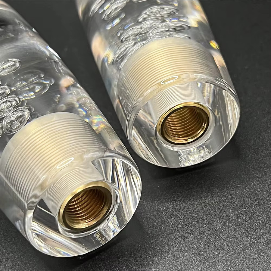 JDM RACING Universal RGB Kristall Schaltknauf mit Licht in Transparent für manuelle Getriebe - Bild 3