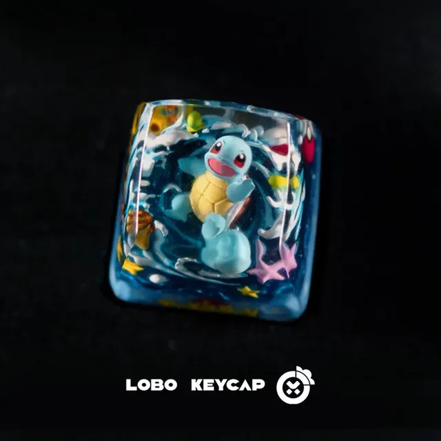 TAKARA TOMY Pokemon Anime Harz Tastenkappe für mechanische Tastaturen, Personalisierte Esc Tastenkappe als Geschenk - Bild 1