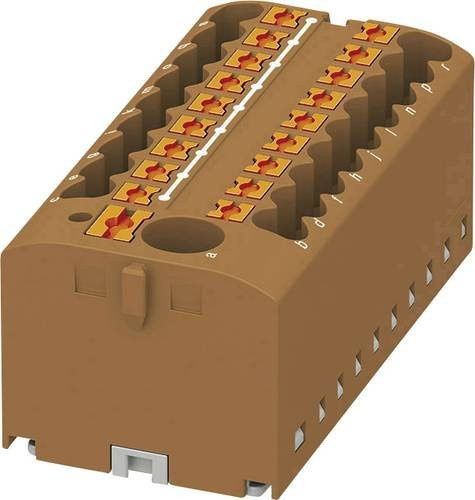 Phoenix Contact Verteilerblock 3273384 Zugfeder Braun 8 Stück - Bild 1