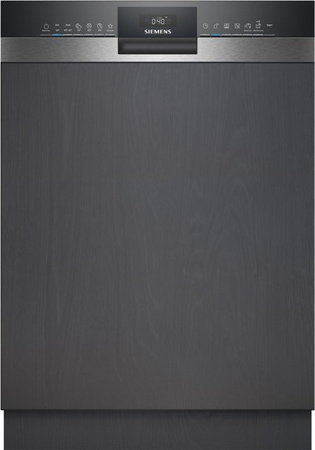 Siemens Teilintegrierter Einbau-Geschirrspüler SN53HS01AE in Edelstahl Silber, Breite: 60 cm