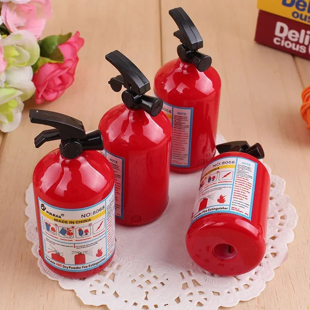 TWBEB 10-teiliges Spitzer-Set aus Kunststoff in Rot für Kinder und Studenten - Bild 1