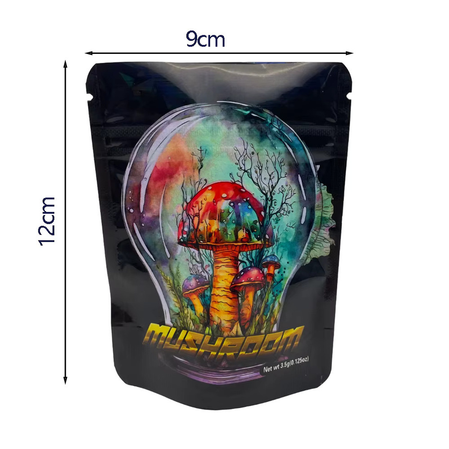 100 Stück Holographische Mylar-Beutel in Multicolour, Geruchsdichte Zip-Lock-Beutel aus Kunststoff für Lebensmittel, Snacks und Kräuter - Bild 5