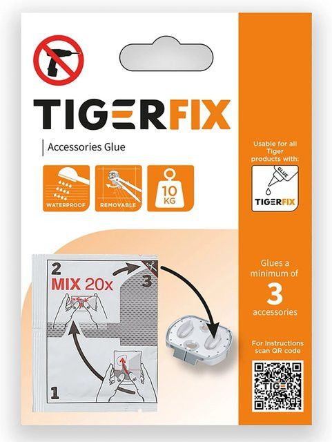 TigerFix Klebesystem Tiger Typ 1, schwarz, Breite: 40 cm, Höhe: 35 cm - Bild 1