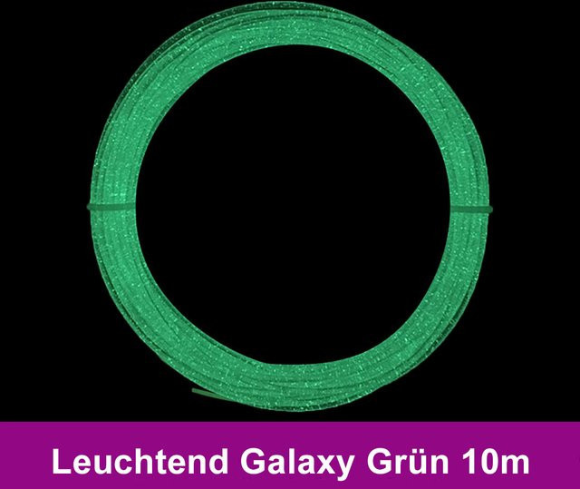 TPFNet PLA Filament für 3D-Drucker-Stifte in Galaxy Grün, 10 m - Bild 1
