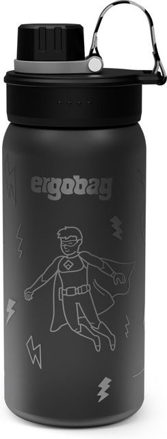 ergobag Trinkflasche Kollektion 2026 Schwarz Grau 0,72 l - Bild 1