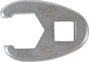 BGS Hahnenfußschlüssel aus Chrom-Molybdän-Stahl mit 1/2 Zoll Innenvierkant-Antrieb und 22 mm Schlüsselweite in Silber - Bild 1