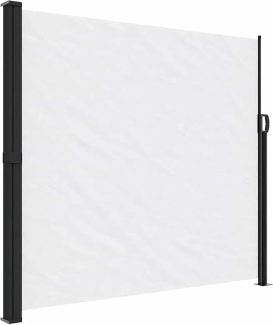 vidaXL Seitenmarkise ausziehbar Weiß B: 600 cm, H: 180 cm - Bild 1