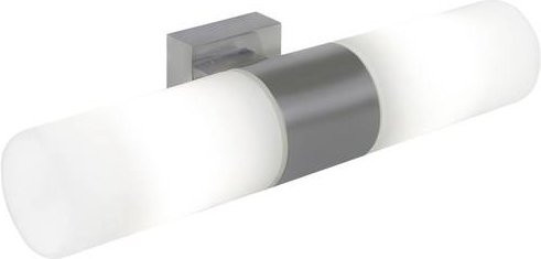 Nordlux Tangens Double 17141032 Wandleuchte aus Stahl in Silber mit E14 Fassung - Bild 1