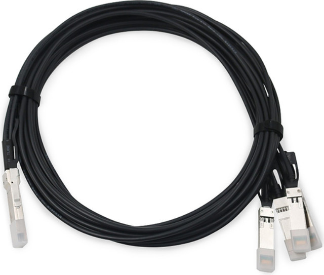 Digitus QSFP+ zu 4x SFP+ Direct Attach Kabel 40GBase in Schwarz, Länge: 2 m - Bild 2