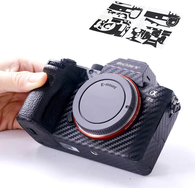 Sony Kamera-Schutzfolie in Schwarz für A7, A7RIII, A7C, A7II, A7S3, A9, A7M3, A7R4, A7IV, A1, A7R, A7V und A7M5 - Bild 1