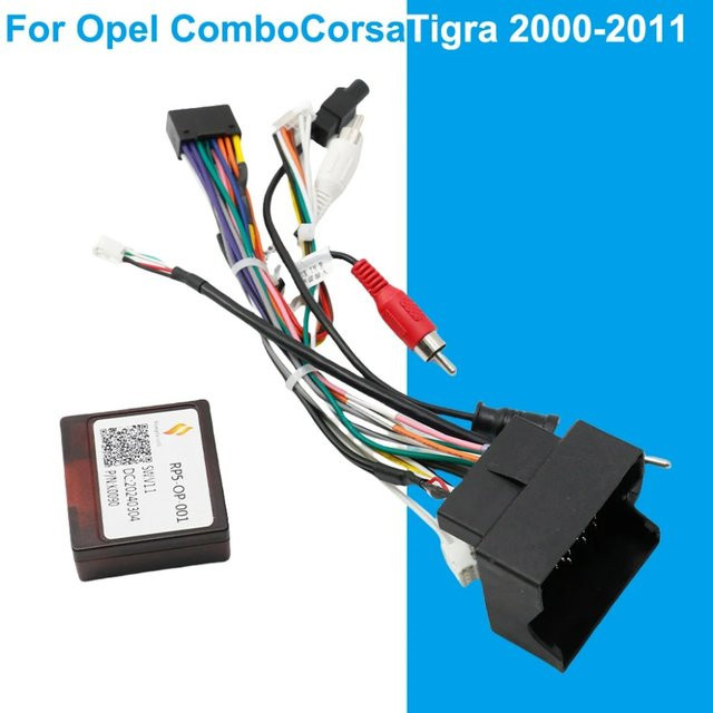 Auto Stereo Kabelbaum Adapter für Opel Astra H, Zafira B, Antara, Vectra C, Corsa D und Meriva A (2004-2014) für Android Radio Power Kabel - Bild 1