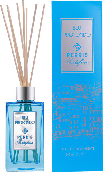 Perris Monte Carlo Portofino Blu Profondo Home Reed Diffuser mit maritimen Sommernoten in Blau - Bild 1