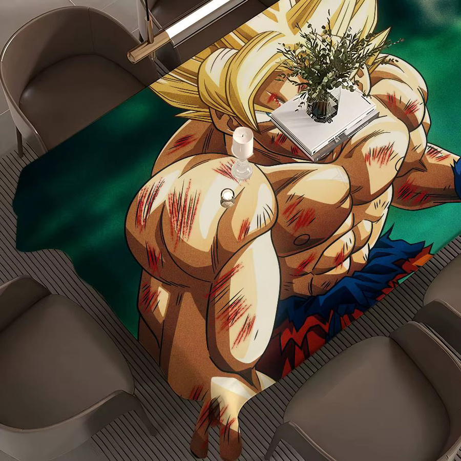 Wasserdichte und staubdichte Tischdecke mit Japanischem Manga Dragon Ball Design aus Polyester für dein Wohnzimmer - Bild 3