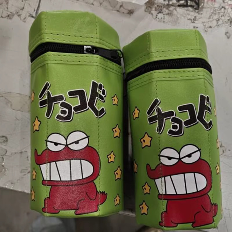 Bandai Crayon Shinchan Federmäppchen in Sechseck-Form, buntes Kunststoff-Etui für Schüler - Bild 4