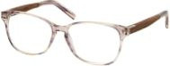 WOOD FELLAS Brille, Quadratisch, Vollrand, grau transparent, Herren - Bild 1
