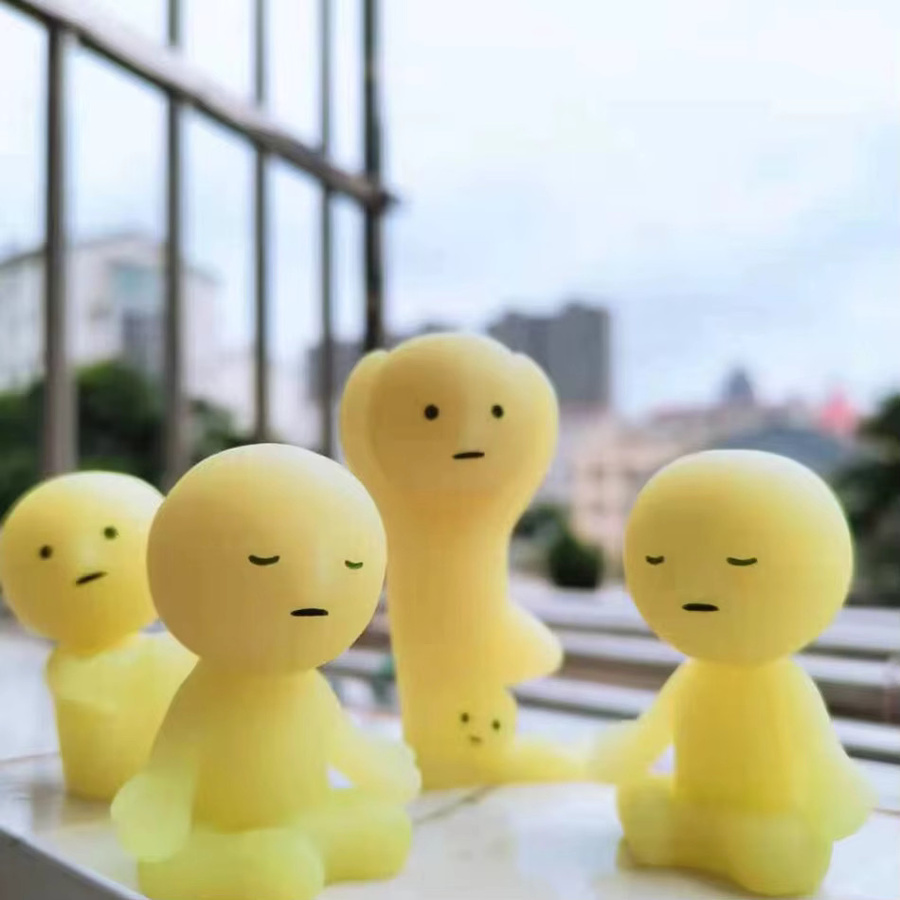 Bandai Yoga-Serie Actionfiguren, Blindbox, Grün, Nachtleuchtend - Bild 4