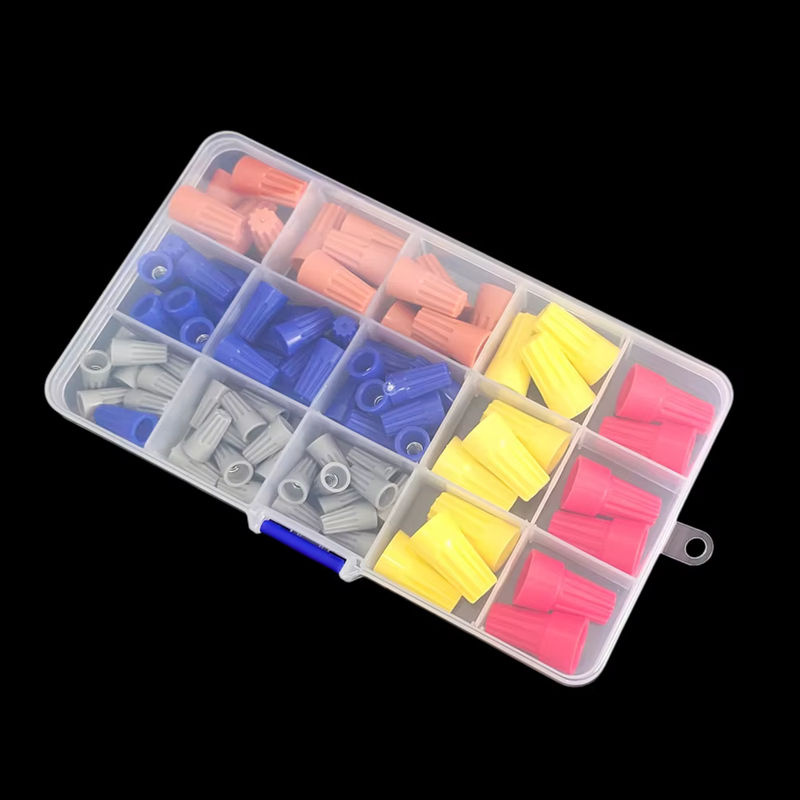90-teiliges Drahtverbinder-Set von ZSDZFYLLK mit Drehschraubverschluss und Schnellverbinder für elektrische Kabelklemmen in Multicolor - Bild 5