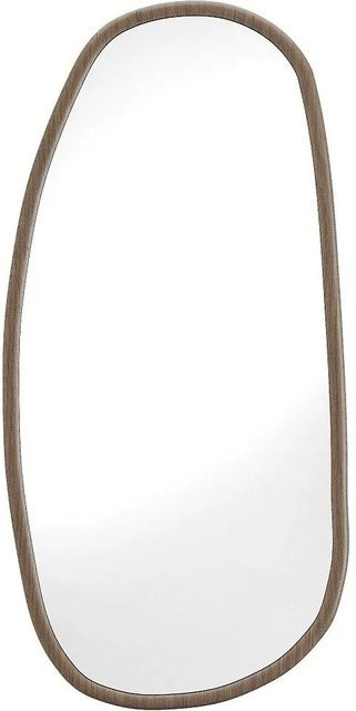Vente-unique Wandspiegel Meixi Oval aus Kautschukholz in Dunkelbraun, Höhe: 58 cm, Breite: 49 cm - Bild 1