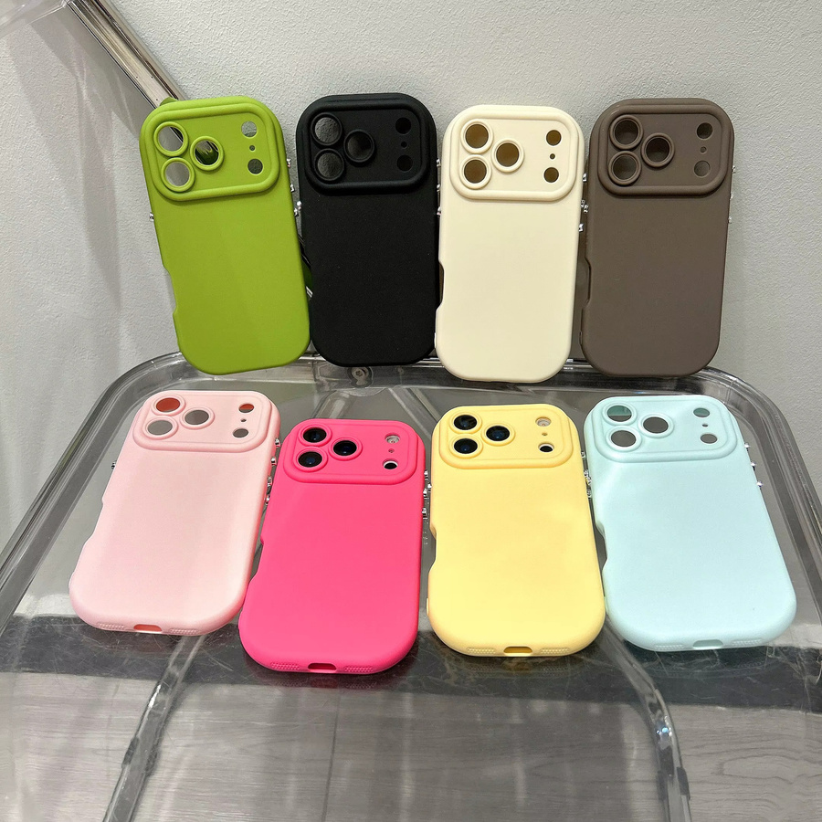 szHAIyu Flüssige Silikon-Schutzhülle für Apple iPhone in Beige mit Soft-Touch-Oberfläche - Bild 1
