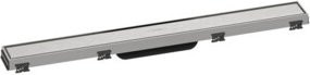 Hansgrohe RainDrain Match Duschrinne als Fertigset, Edelstahl gebürstet, Farbe Silber, Breite: 70 cm - Bild 1