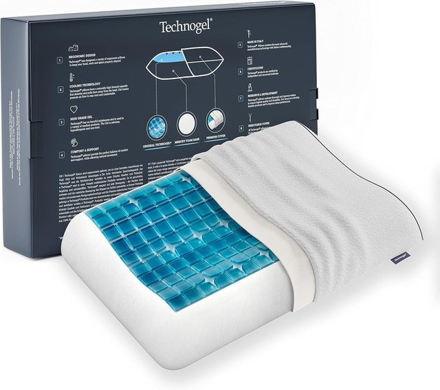 Technogel New Generation Original Anatomic Nackenstützkissen mit Gel-Foam in Weiß - Bild 1