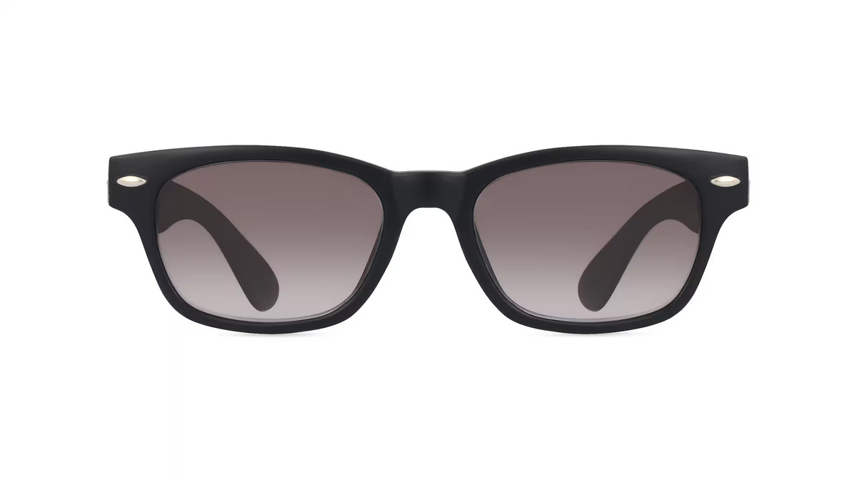 I Need You WOODY SUN Brille, Vollrand, Panto, Kunststoff, Unisex, schwarz, grau - Bild 1