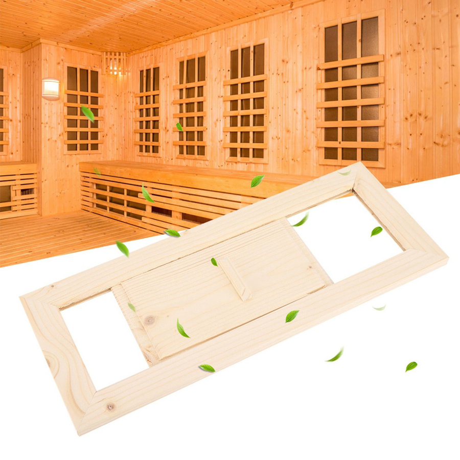 mfySpace Lüftungsgitter aus Holz für Dampfbad und Sauna in Beige - Bild 2