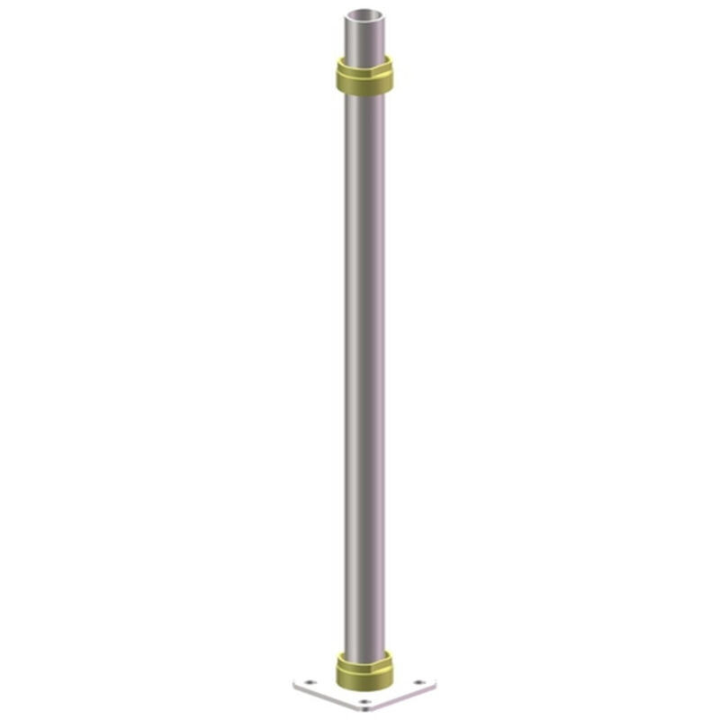 T&J Aufschraub-Set ALASKA in Weiß und Silber, quadratisch, Oberfläche: Beton, Material: PVC - Bild 1